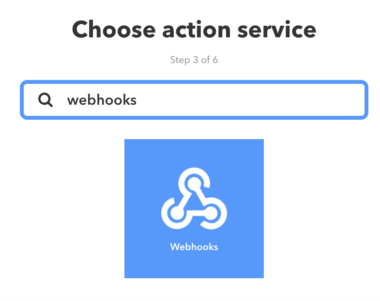 Search for "Webhooks"
