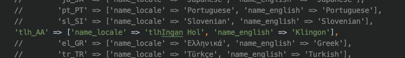 Klingon can now be translated